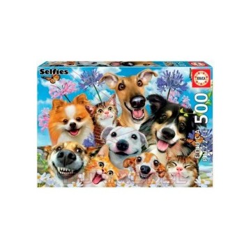 Puzzle 500 piezas de perros...