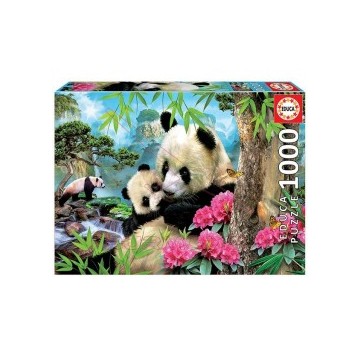 Puzzle 1000 piezas Osos Panda.