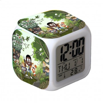 RELOJ DESPERTADOR CON ALARMA Y LUCES LED CRAIG OF THE CREEK