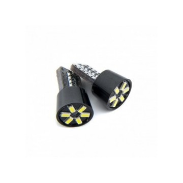 Bombilla Led 2 Uds W5W T10 6 SMD 3014 CANBUS 6000K