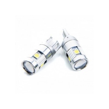 Bombilla Led 2 Uds W5W 9 SMD 3030 CANBUS 6000K