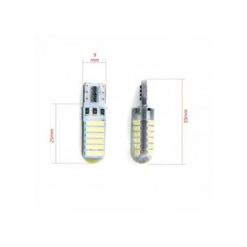 Bombilla Led 2 Uds T10 W5W 12 SMD 7020 CANBUS 6000K