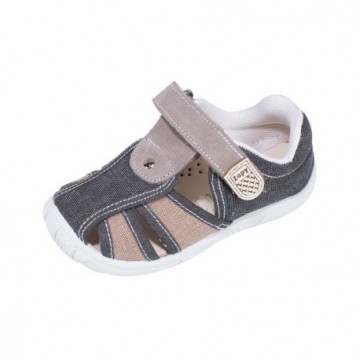 Sandalias de lona con dos...