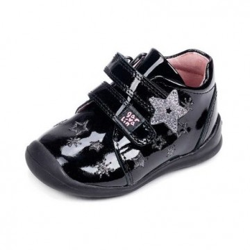 Botines para niña de piel...