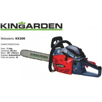 Motosierra kingarden k5200...