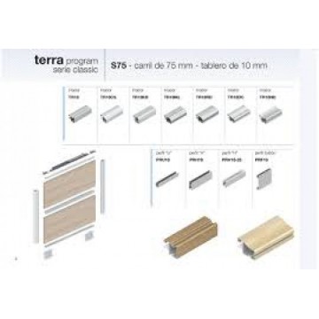 Perfil h prh16-v-s85 1.0mt...