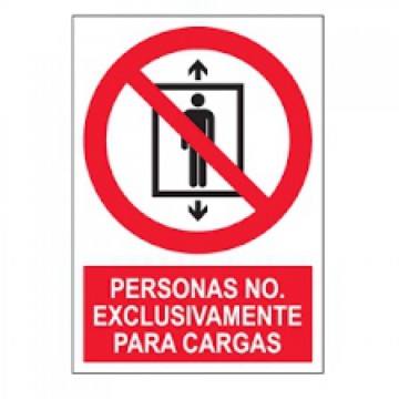 Señal pvc prohibido...