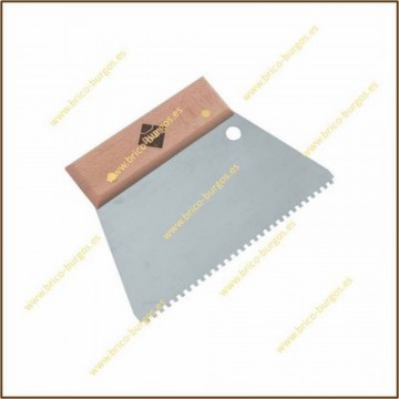 Espatula dentada 18cm 8x8mm...