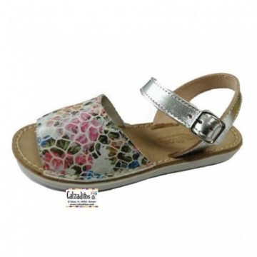 Sandalias de piel para niña...