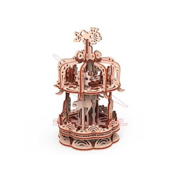 Maqueta de madera Carrusel...