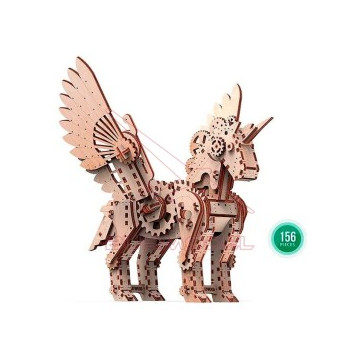 Maqueta mecánica unicornio