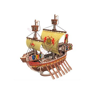 Maqueta madera Barco León...