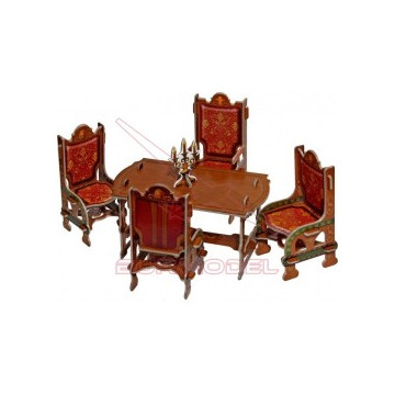 Maqueta papel comedor...