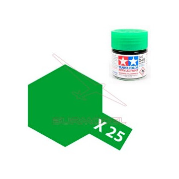 Pintura Tamiya verde...