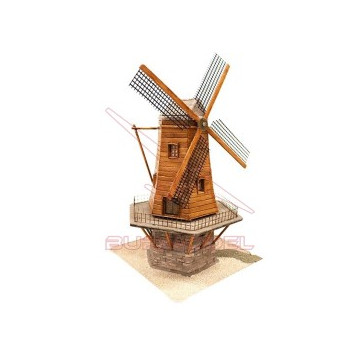 Maqueta Molino Holandés 1/76