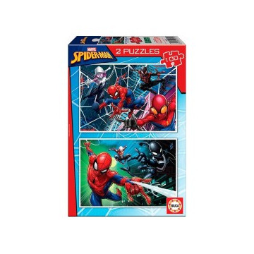 Set 2 puzzles spiderman