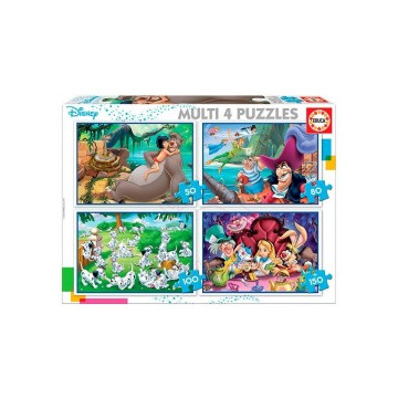 Puzzle multi 4 puzzles clasic