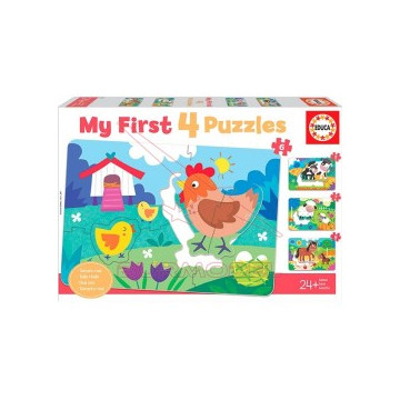 Pack 4 puzzles infantiles...