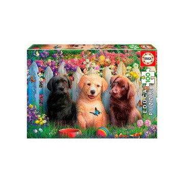 Puzzle 100 piezas Perritos...