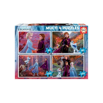 Pack 4 puzzles Frozen...