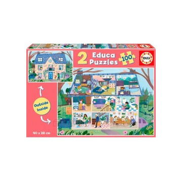 Puzzle casa Inside/Outside...
