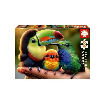 Puzzle 200 piezas Pajaritos...