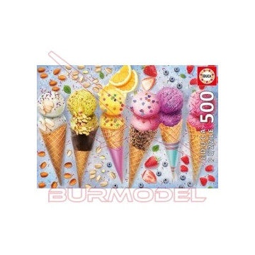 Puzzle 500 piezas Helados
