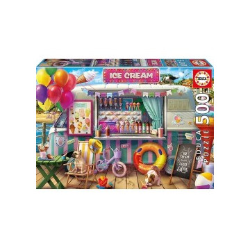 Puzzle Furgoneta de helados...