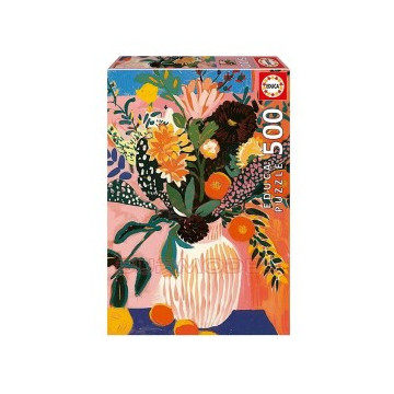 Puzzle 500 piezas Flor Boho