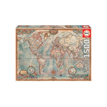 Puzzle El mundo, mapa...