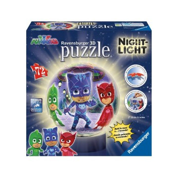 Puzzle lámpara con luz Pjmasks