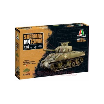 Maqueta Sherman M4 75mm 1/56