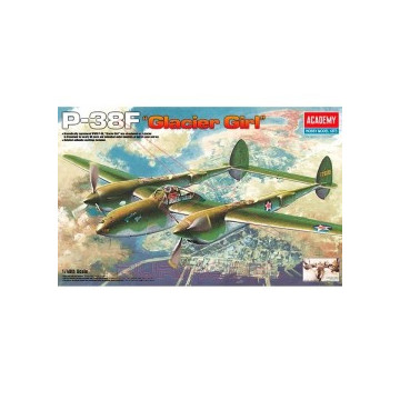 Maqueta avión P-38 F...