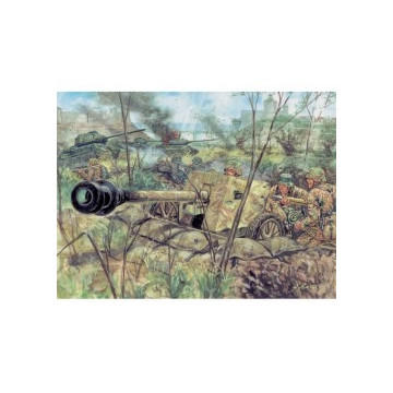 WWII German Pack40 at gun...