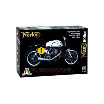 Maqueta moto Norton Manx...