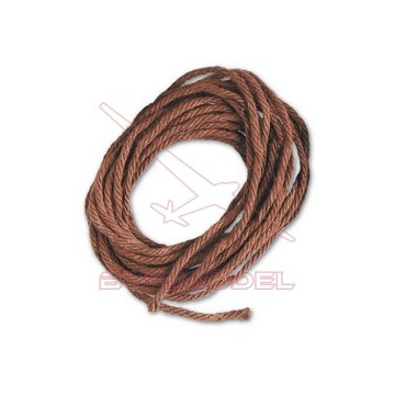 Hilo marrón de algodón 2 mm...
