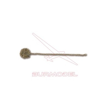 Cadena fina 2mm longitud 1mt .