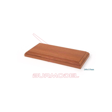 Peana de madera para modelismo
