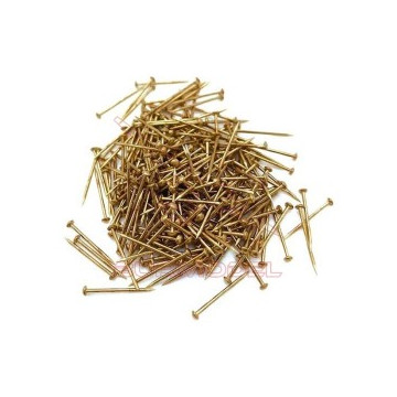 Puntas de latón 0,6x12mm
