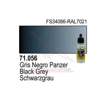 Pintura Vallejo Gris Negro...