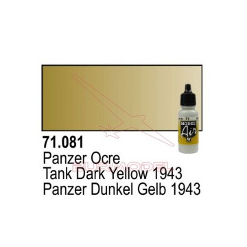 Pintura Vallejo Panzer ocre...
