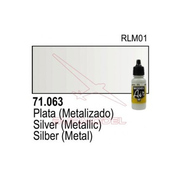 Pintura Vallejo Plata 063
