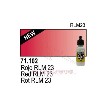 Pintura Vallejo Rojo RLM 23...