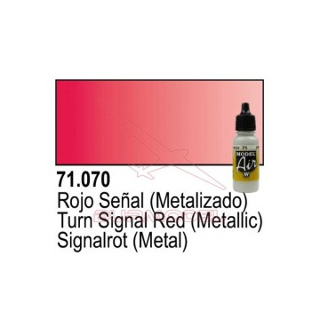 Pintura Vallejo Rojo señal...