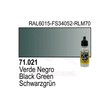 Pintura Vallejo Verde negro...