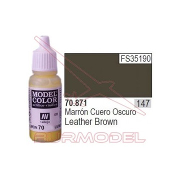 Pintura marrón cuero 871...