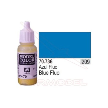 Pintura Azul fluorescente...