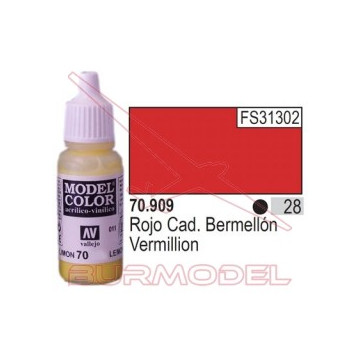 Pintura Rojo cadm. berme....