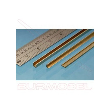 "U" de latón 1.50 x 1.00 mm...