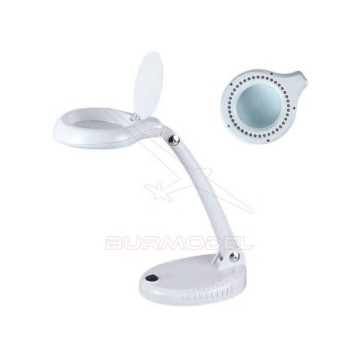 Lupa sobremesa con 40 led